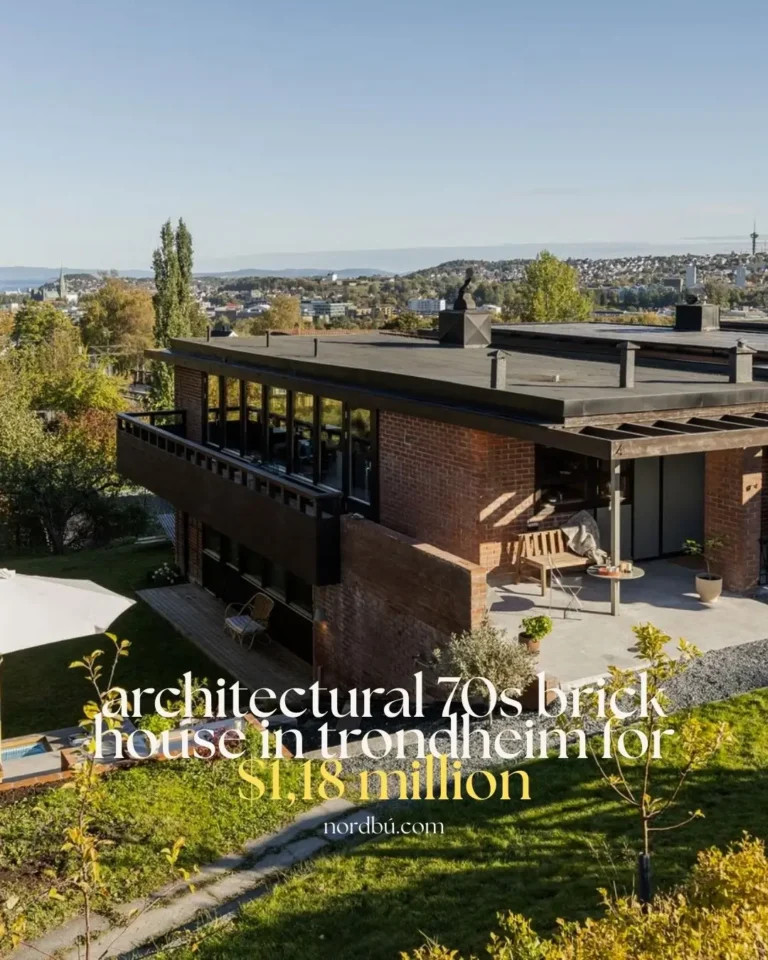 Architect-Designed 1970s Villa in Trondheim Lists for $1,18 Million