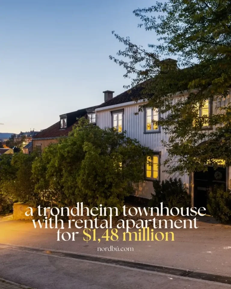 A Trondheim Townhouse with a Roof Terrace & a Rental Apartment